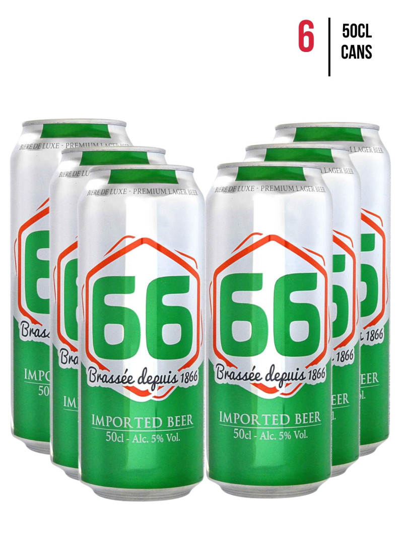 Beer 66 Imported 5% [Case of 6]
