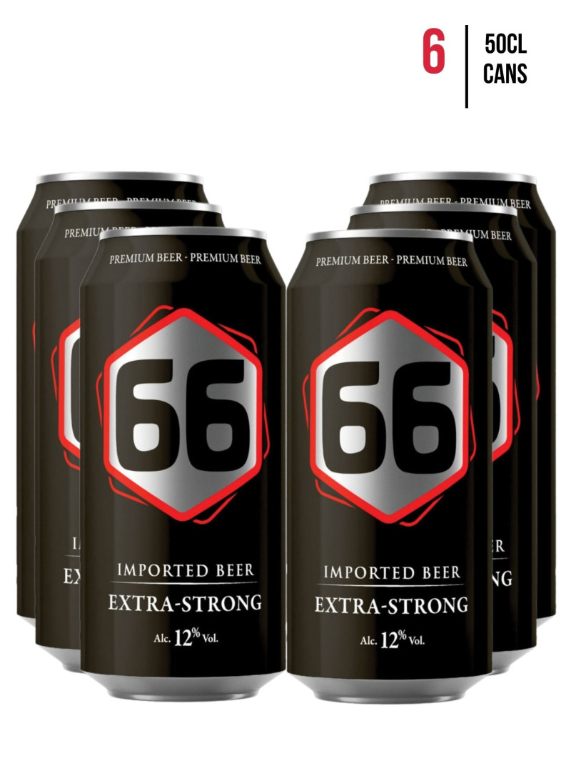 Beer 66 Extra Strong 12% [Case of 6]