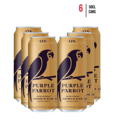 Purple Parrot 12% Extra Strong Premium Beer 50cl [Case of 6]