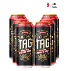 Tag 8% Premium Strong Beer 50cl [Case of 6]