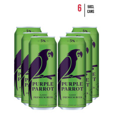 Purple Parrot 5% Classic Premium Beer 50cl [Case of 6}