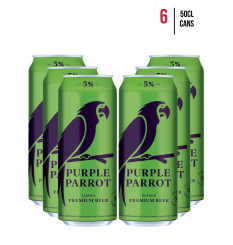 Purple Parrot 5% Classic Premium Beer 50cl [Case of 6}