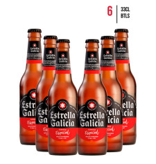 Estrella Galicia Beer Bottles [6-Pack]