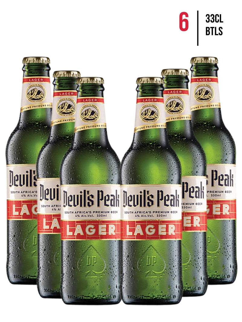 Devil's Peak Lager Bottles [6-Pack]