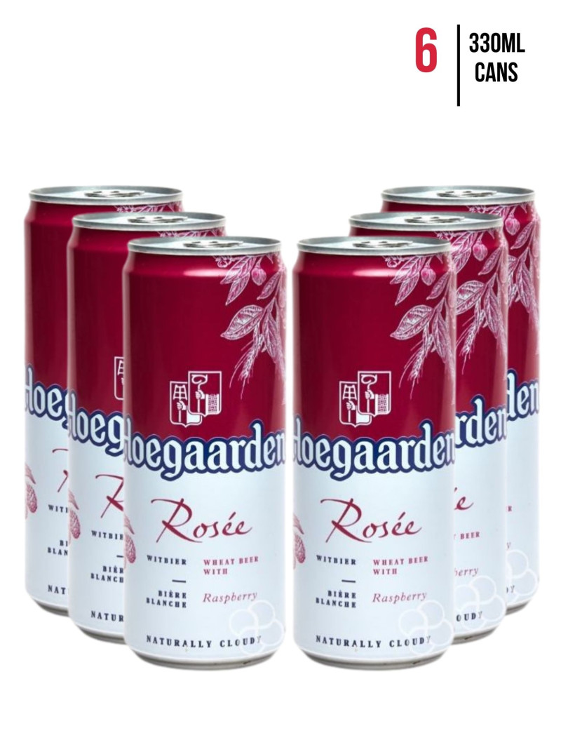 Hoegaarden Rosée Beer Cans [6-Pack]