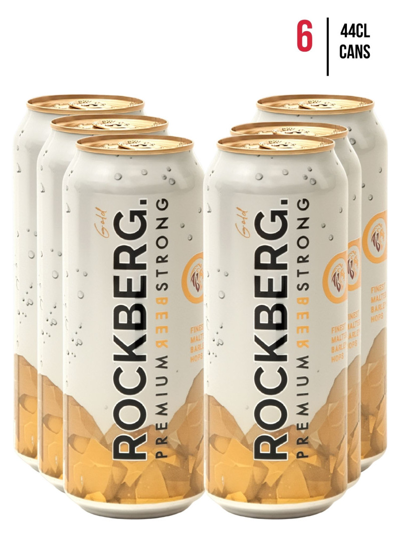 Rockberg Strong Beer 8% Cans 50cl [6-pack]