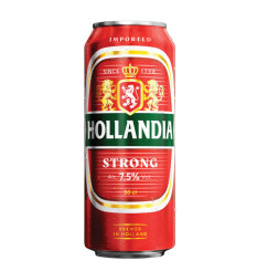 Hollandia Strong 7.5% Cans 50cl [Case of 12]