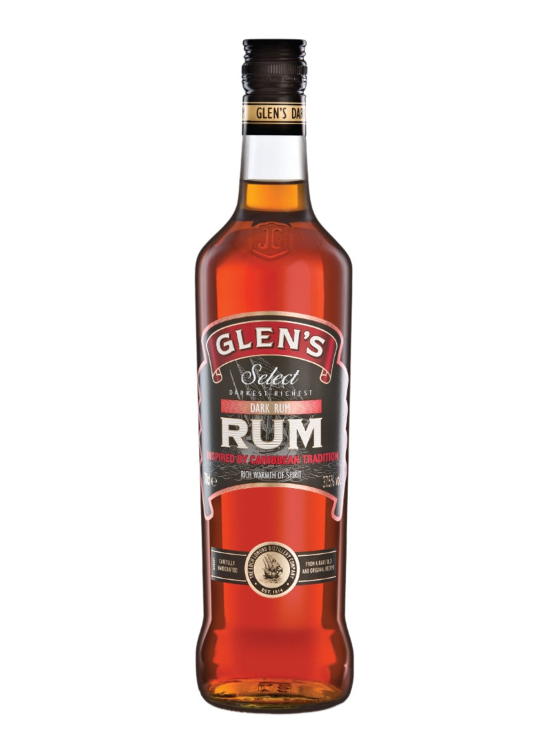 Glen's Dark Rum 70cl