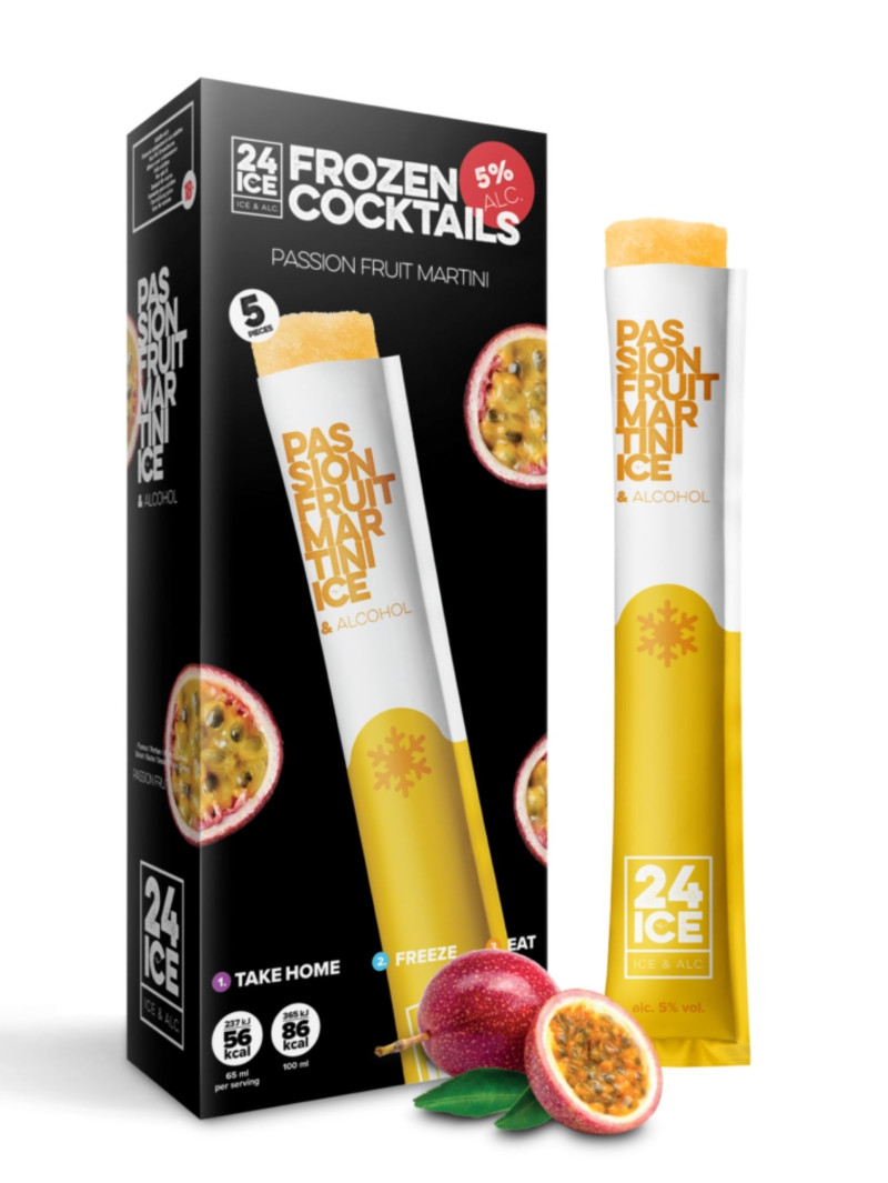 24 ICE Frozen Cocktail Passion Fruit Martini