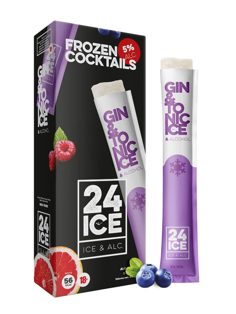 24 ICE Frozen Cocktail Gin & Tonic Ice
