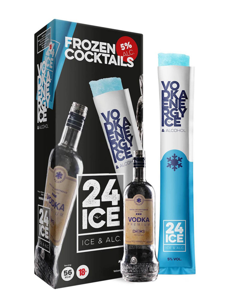 24 ICE Frozen Cocktail Vodka Energy