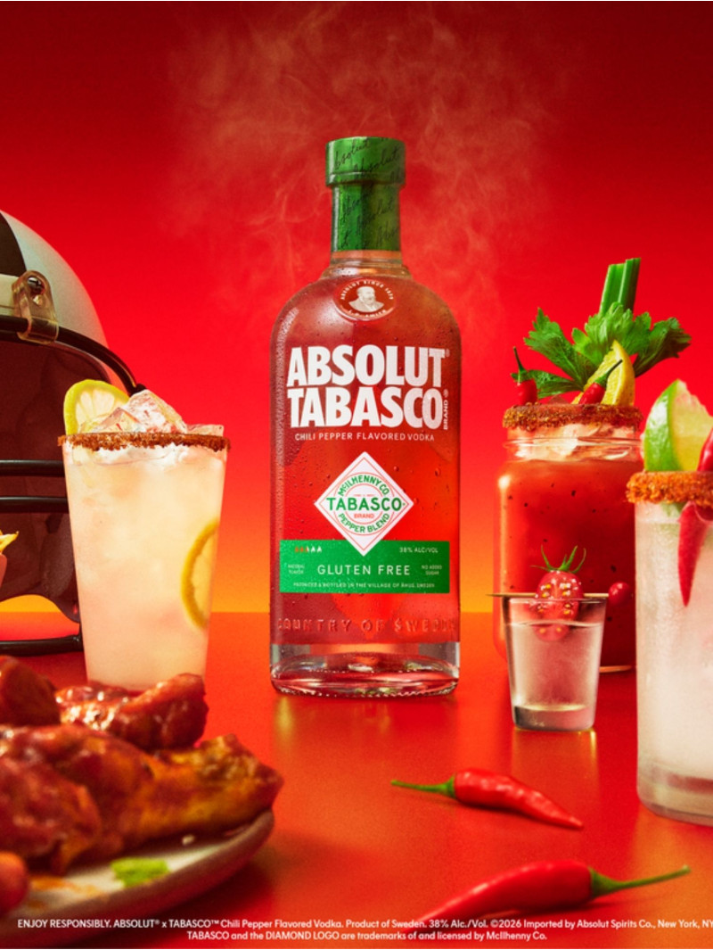 Absolut Vodka Tabasco 70cl