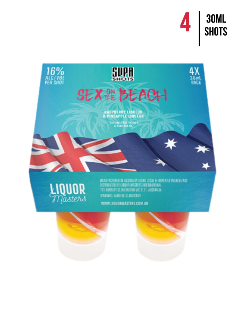 Supa Shots Sex on the Beach [4-Pack]