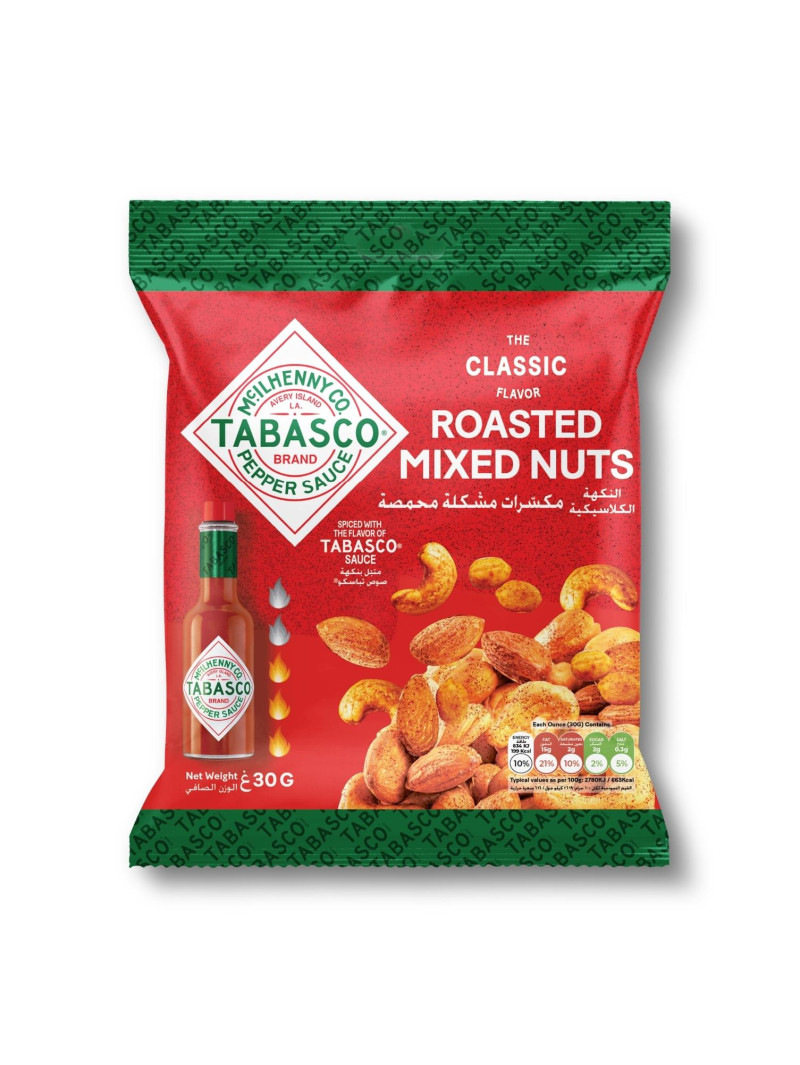 Tabasco Roasted Mixed Nuts 30g