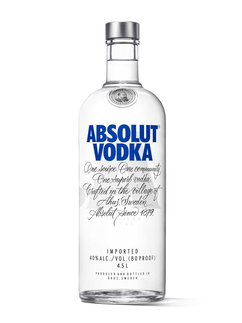 Absolut Vodka Sweden Original 4.5L 
