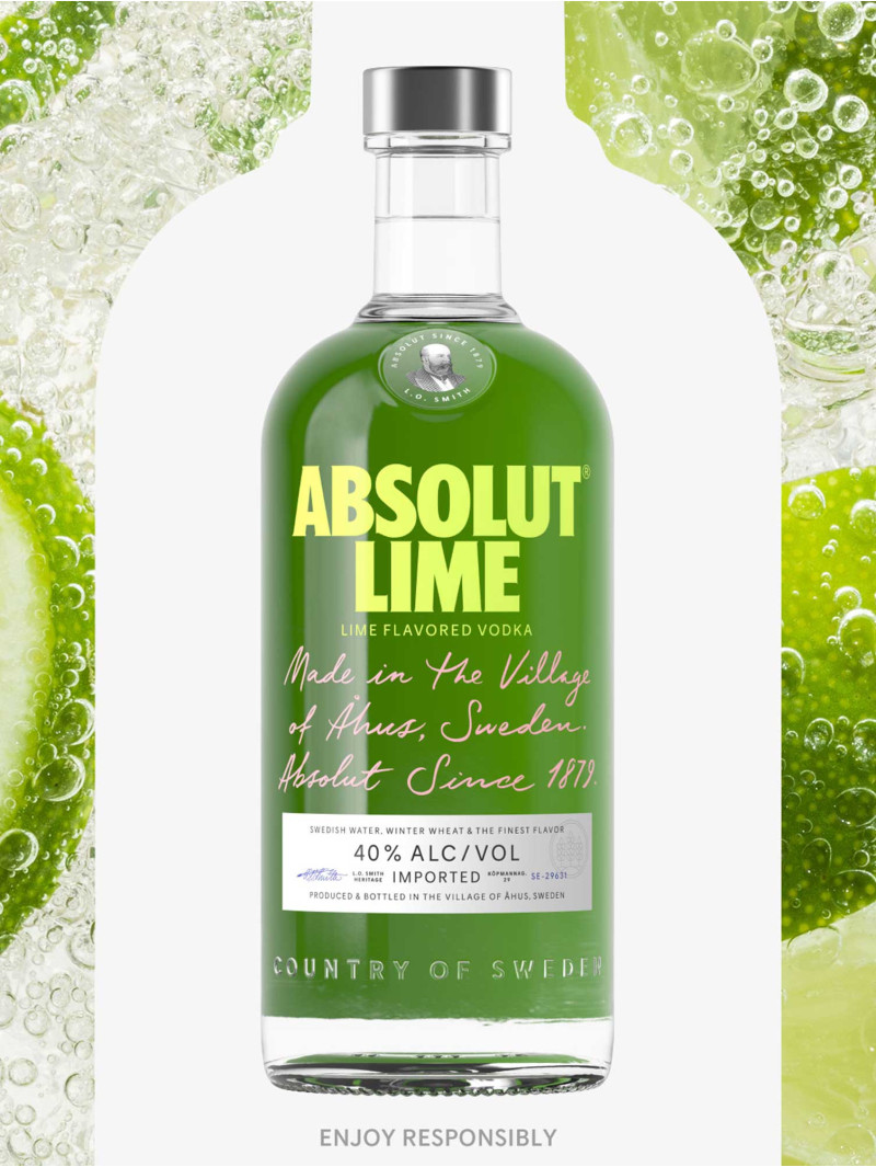 Absolut Vodka Sweden Lime 