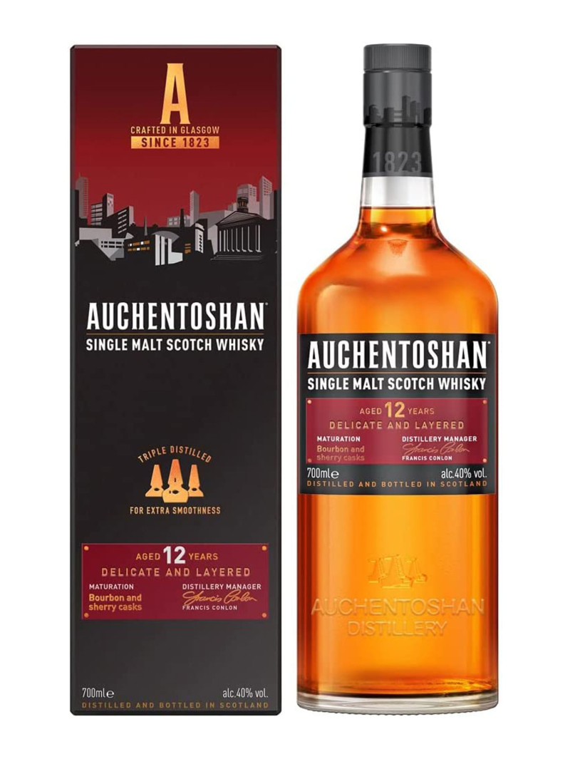 Auchentoshan 12 Year Old Single Malt Scotch Whisky 