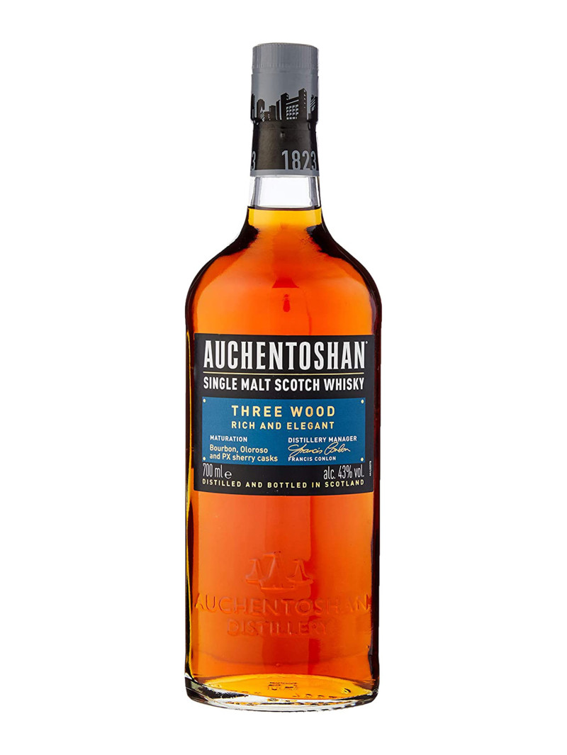 Auchentoshan Three Wood Single Malt Scotch Whisky 