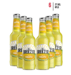 Bacardi Tropical Pineapple Breezer [6-Pack]