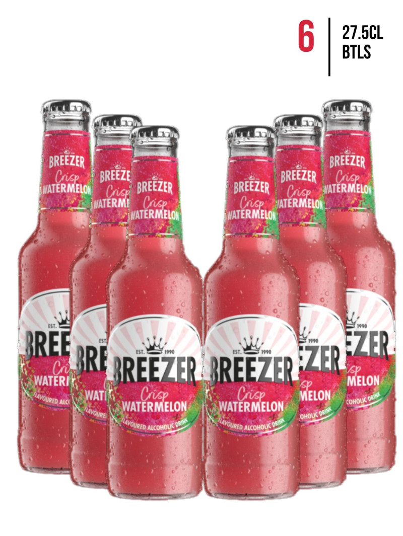 Bacardi Tropical Watermelon Breezer [6-Pack]