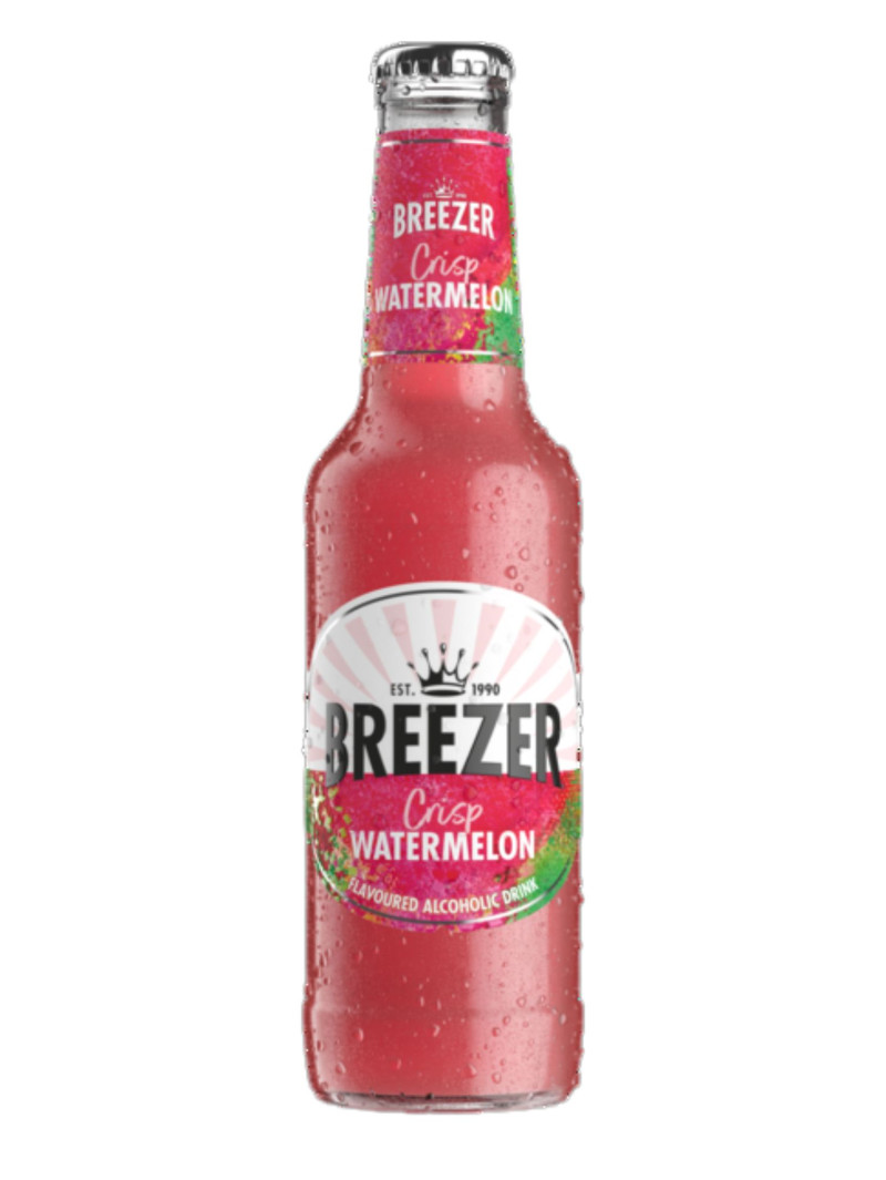 Bacardi Tropical Watermelon Breezer [Case of 24]