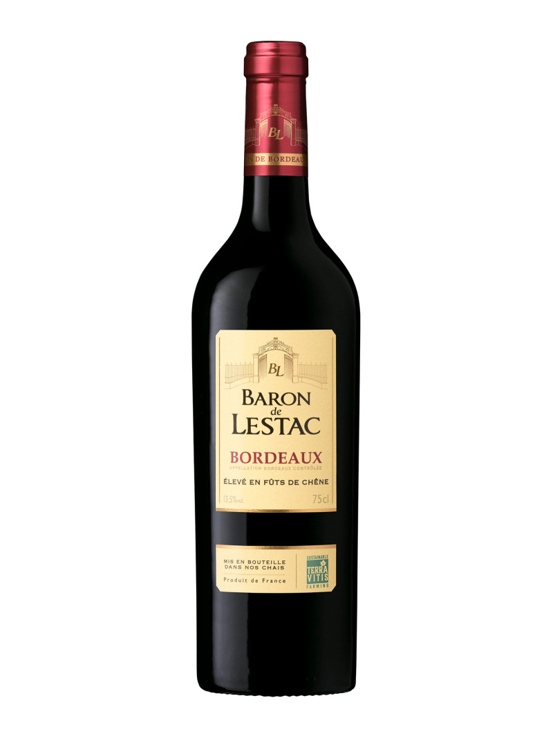 Baron de Lestac Bordeaux Rouge Élevé en fûts de chêne