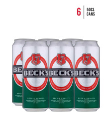 Beck's Beer Cans [Case of 6]