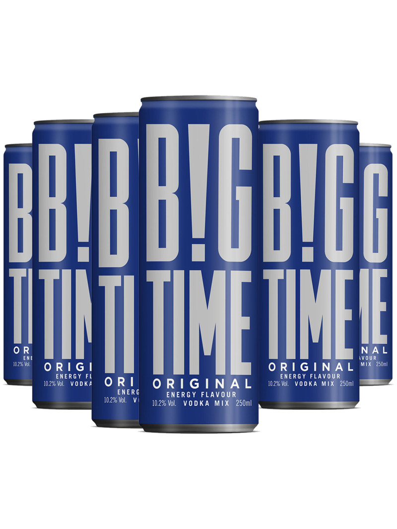 Big Time Energy with Vodka Mix [6-Pack]