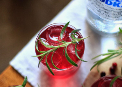 Absolut Lillet Cranberry Punch