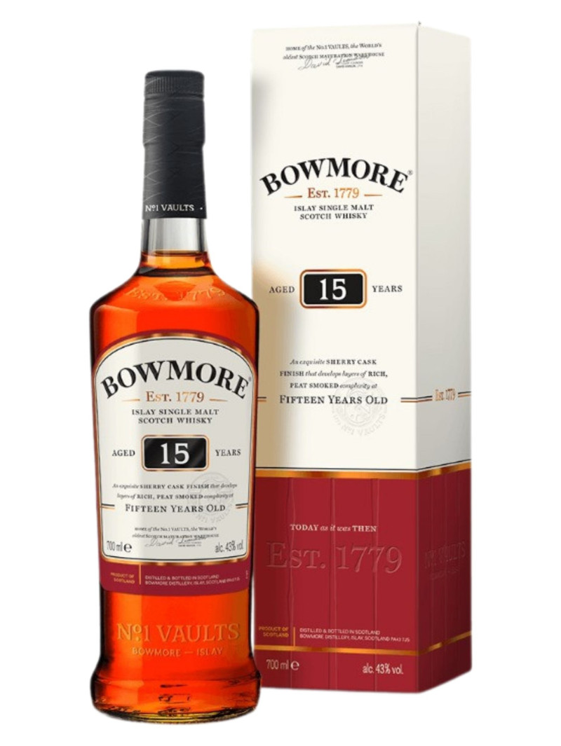 Bowmore Darkest 15 Year Old Single Malt Scotch Whisky 