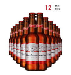Budweiser Lager Bottles [Case of 12]