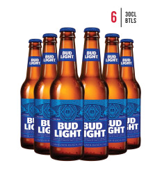 Bud Light Bottles 30cl [Case of 6]