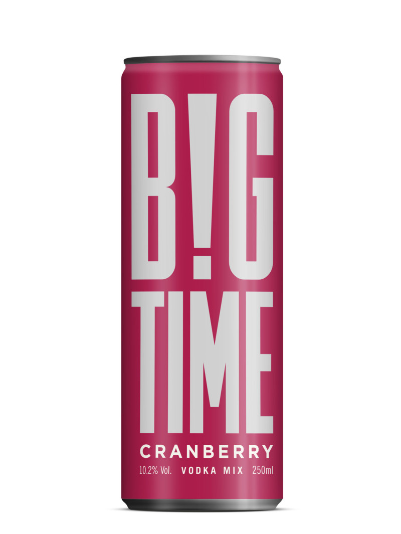 Big Time Cranberry with Vodka Mix [Case of 24] 