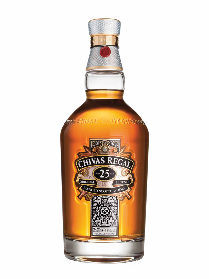 Chivas Regal Scotch Whisky Scotland 25 YO Blended