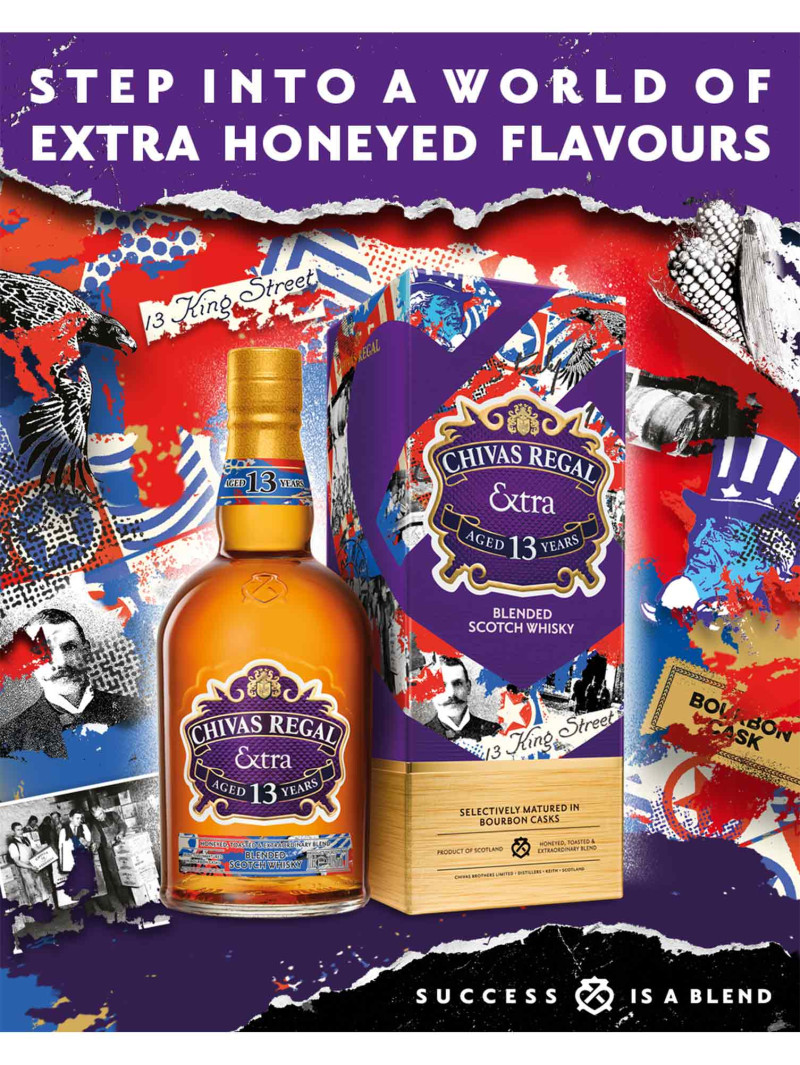 Chivas Regal 13 Extra Bourbon Cask Scotch Whisky Scotland 70CL
