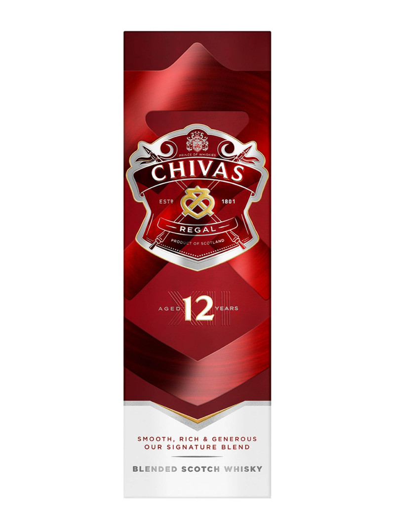 Chivas Regal Scotch Whisky Scotland 12YO Blended 75cl