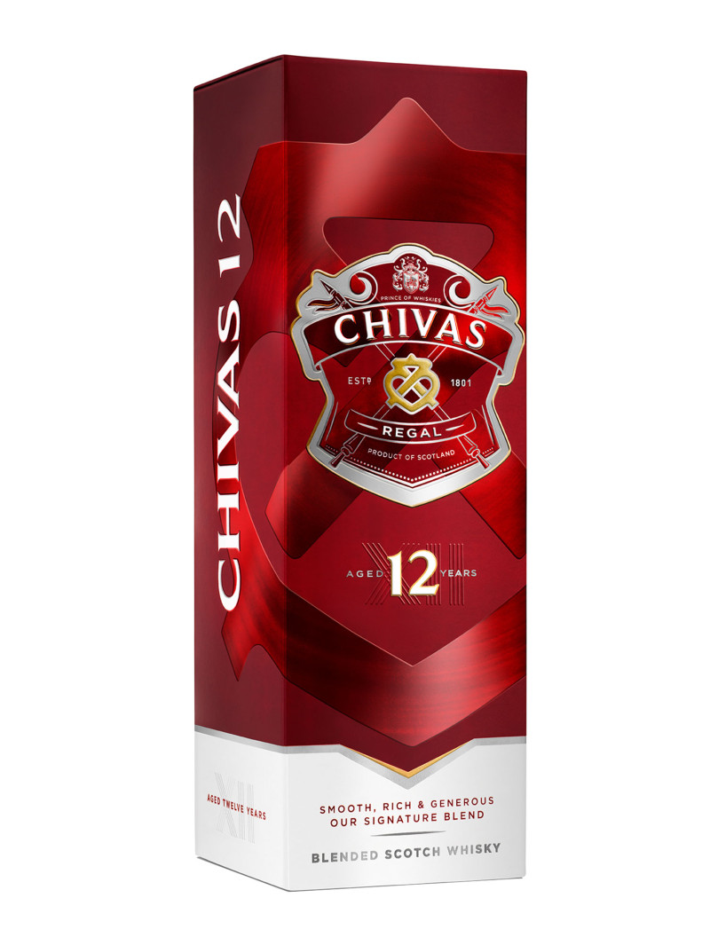 Chivas Regal Scotch Whisky Scotland 12YO Blended 1L 