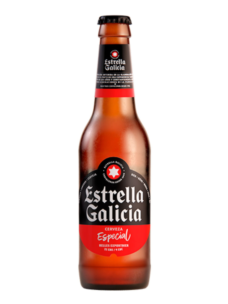 Estrella Galicia Beer Bottles [Case of 24]