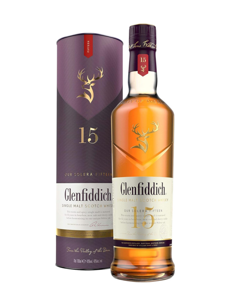 Glenfiddich 15 Year Old Single Malt Scotch Whisky