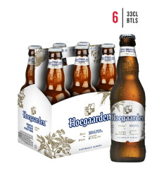 Hoegaarden White Beer Bottles [Case of 6]