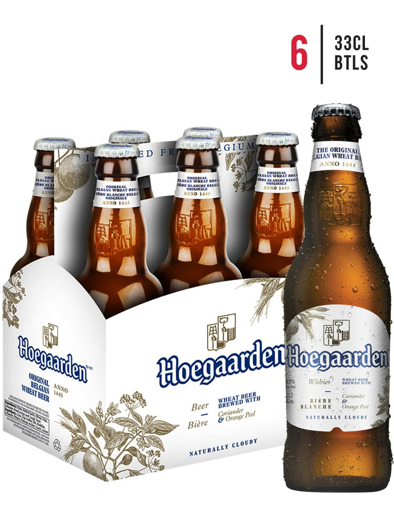 Hoegaarden White Beer Bottles [Case of 6]