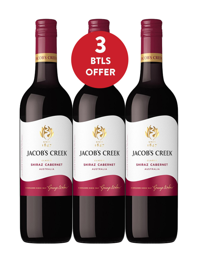 Jacob's Creek Classic Shiraz Cabernet | Buy 2 Get 1 Bottle Free