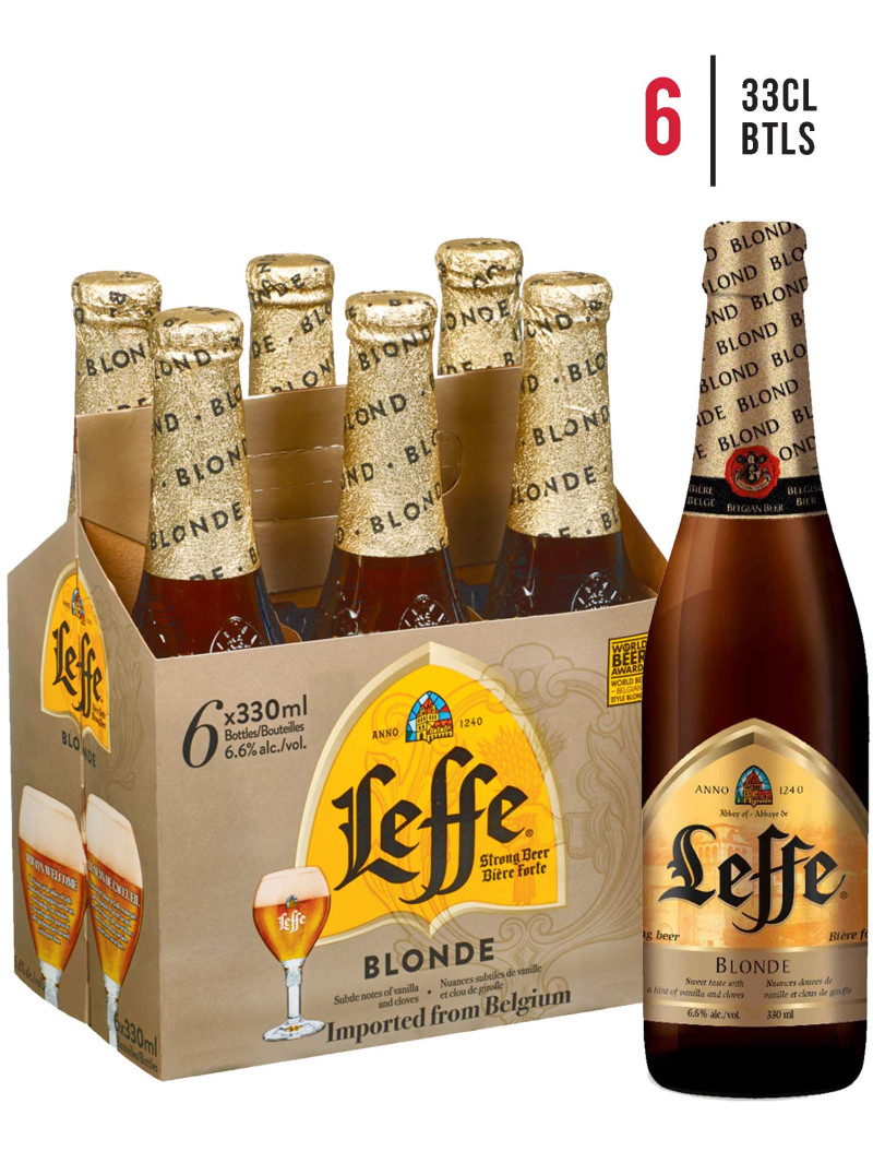 Leffe Blonde Ale Bottles [Case of 6]