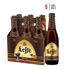 Leffe Brun (Dark) Ale Bottles [Case of 6]