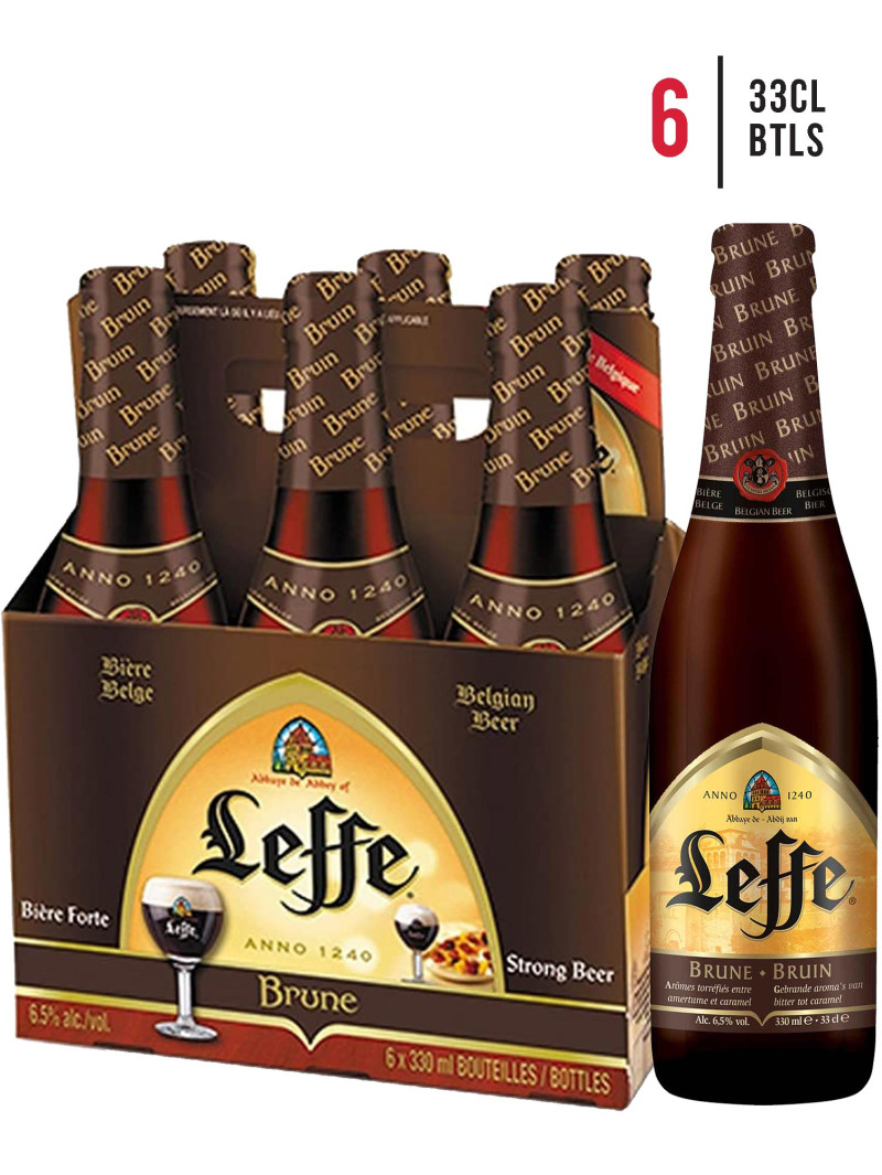 Leffe Brun (Dark) Ale Bottles [Case of 6]
