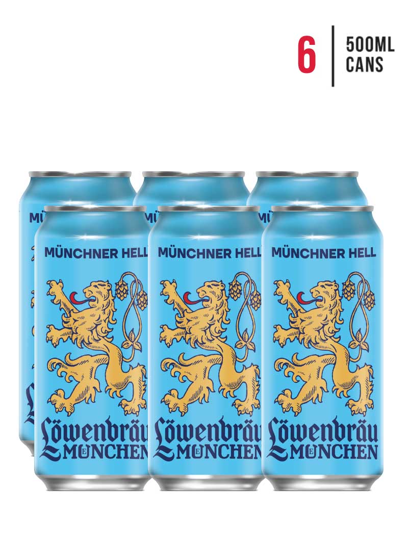 Löwenbräu Original Beer Cans [6-Pack]