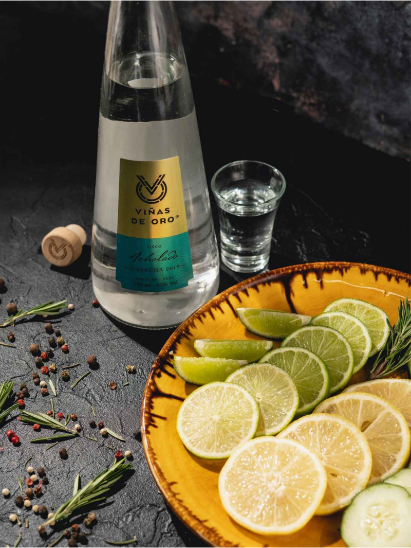 Pisco Acholado Viñas de Oro