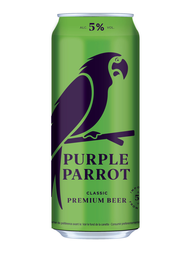 Purple Parrot 5% Classic Premium Beer 50cl