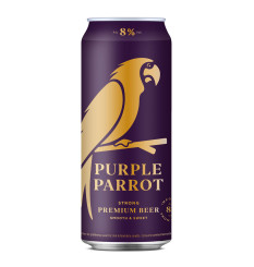 Purple Parrot 8% Strong Premium Beer 50cl