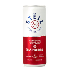 Stëlz Hard Seltzer Raspberry [Case of 12]